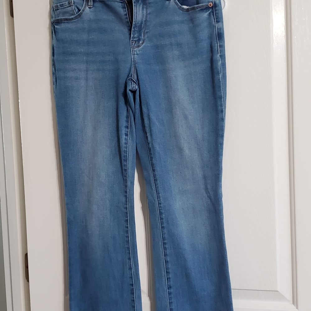Old Navy Light Blue Flare Jeans